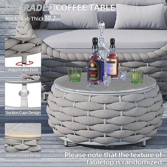 TWT 3 Piece Patio Furniture Set - Image 5