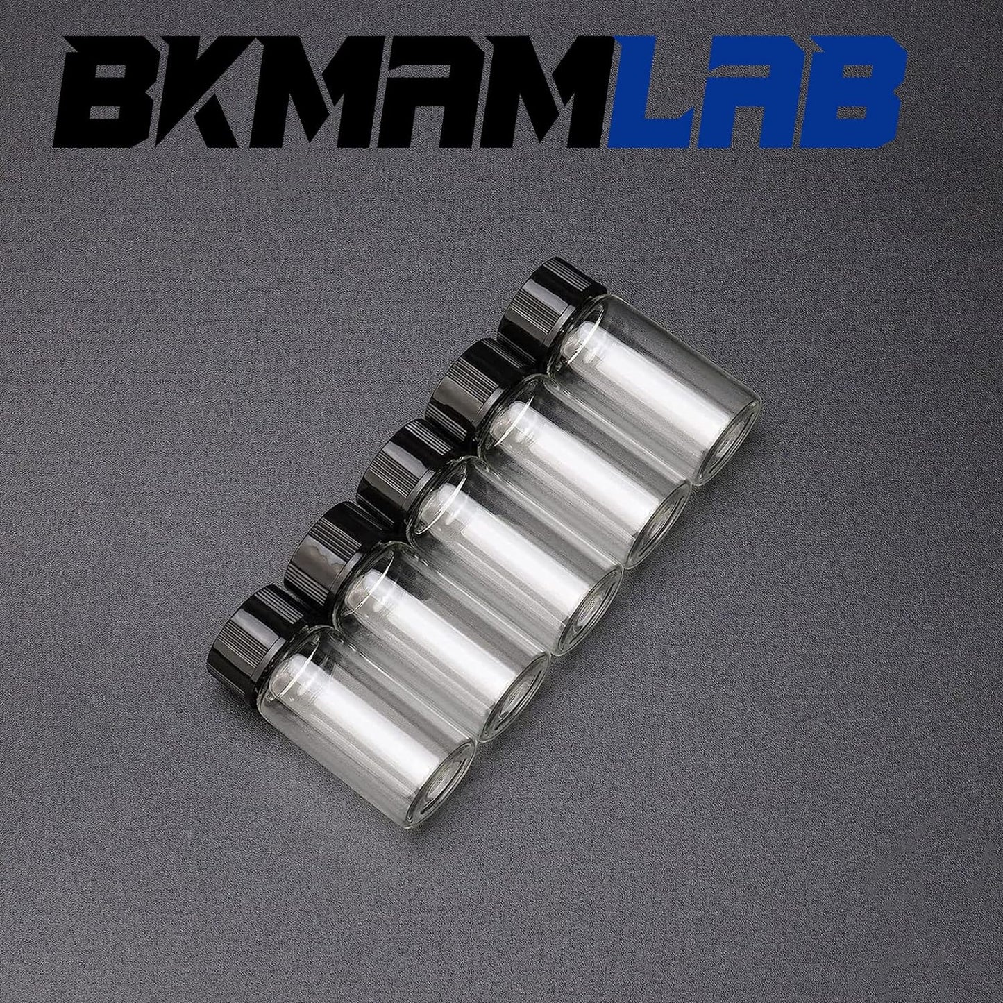 30ml Clear Small Glass Vials 30pcs with Screw Caps(30pcs)