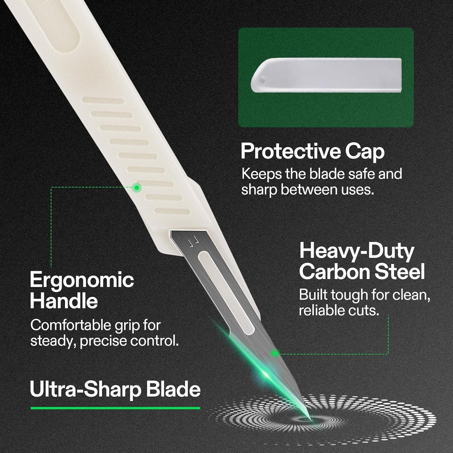VIVOSUN #11 High-Carbon Steel Blades for Cutting Plants and Propagation