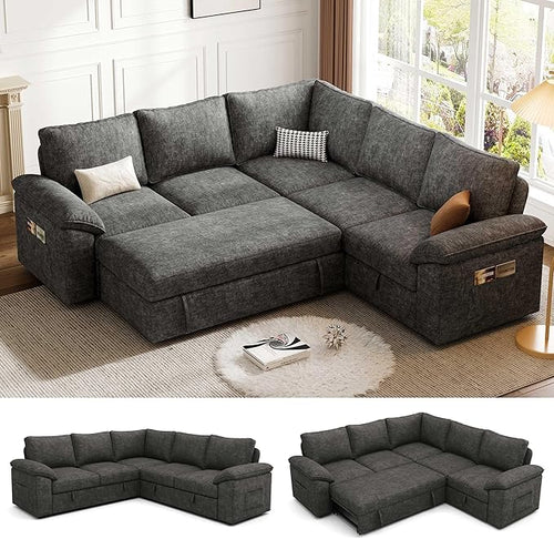 85 Inch Modular Sectional Sofa by Unknown
