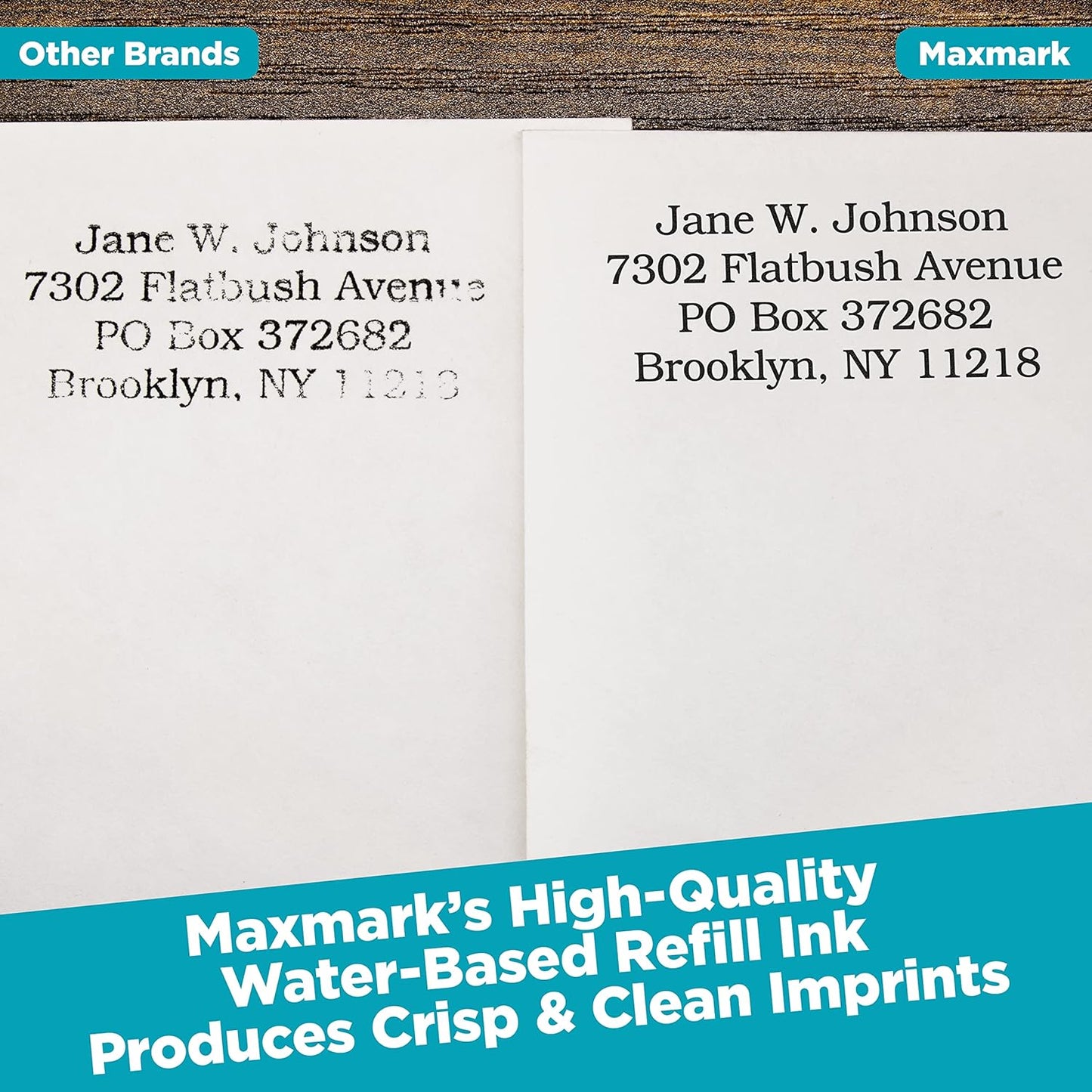 MaxMark Premium Refill Ink for self Inking Stamps and Stamp Pads, Black Color - 4 oz.