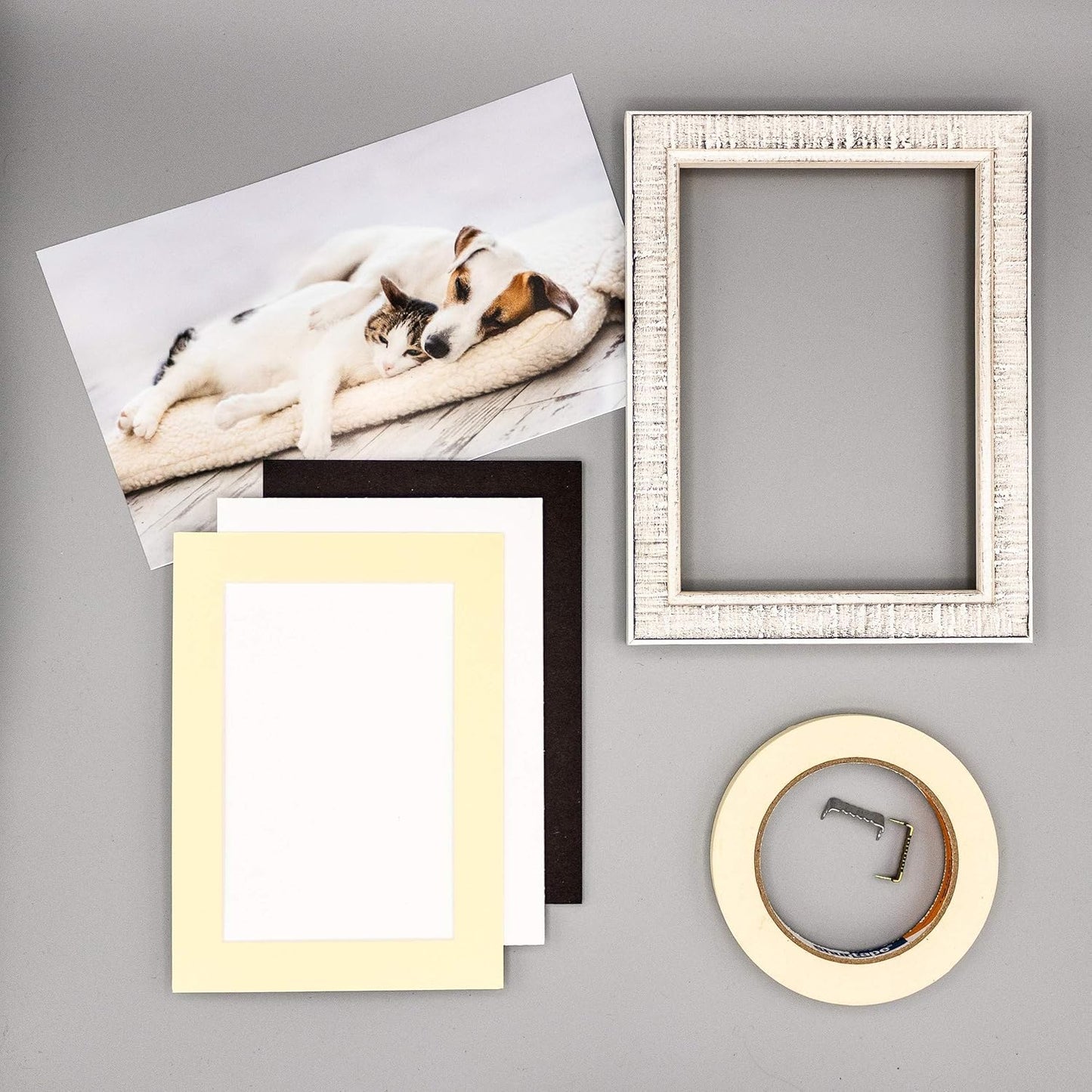 11x14 Mat for 8.5x11 Photo - Precut Soft Yellow Picture Matboard for Frames 11 x 14 Inches - Bevel Cut to Display Art 8.5 x 11 Inches - Acid Free Pack of 25 MATS with Backing Boards & Clear Bags