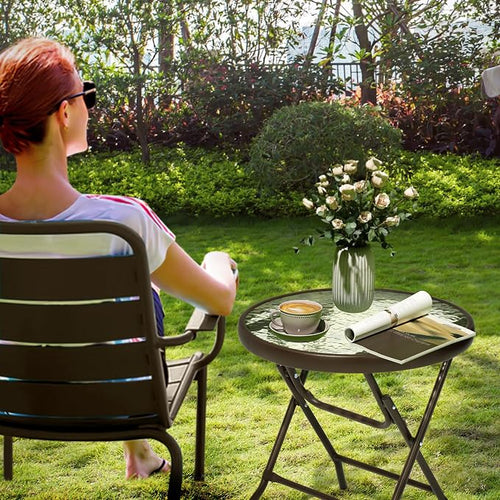 2 Pieces Outdoor Side Table - Image 2