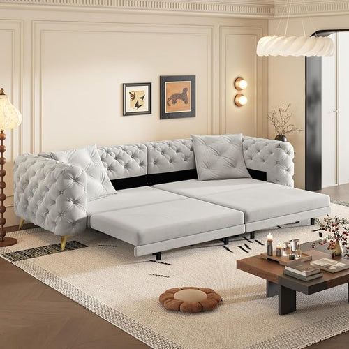 97.7" Convertible Queen Sleeper Sofa by Unknown