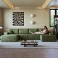136" Sectional Couches for Living Room Cloud Couch Sofa by AWarmHomeForYou