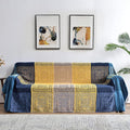 Bohemian Throw Blanket for Couch，Colorful Chenille Tassels Boho Woven Hippie by Bofree