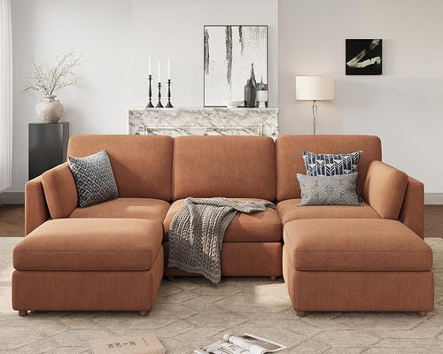 116'' Oversized Modular Sectional Sofa by Kalafini