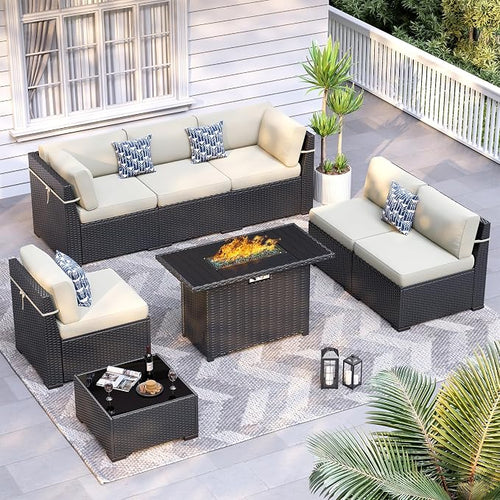 8 Piece Patio Furniture Set by VonzoyHome