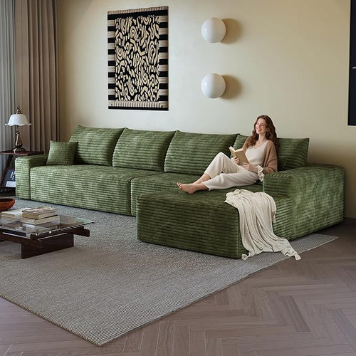 136" Sectional Couches for Living Room Cloud Couch Sofa by AWarmHomeForYou