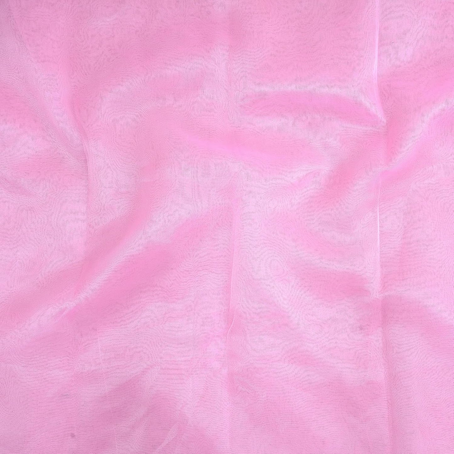 Organza Fabric 10 Yard Bridal Solid Sheer Bolt for Home Décor, Table Décor, Bridal, Fashion, Crafts, Decorations Silky Shiny Organza 44" - (10 Yard, Baby Pink)