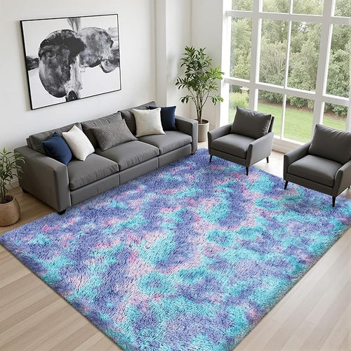 8x10 Area Rugs for Living Room Bedroom: Ultra Soft Fluffy Shag Rug Upgrade - Image 2