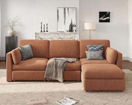 116'' Oversized Modular Sectional Sofa by Kalafini