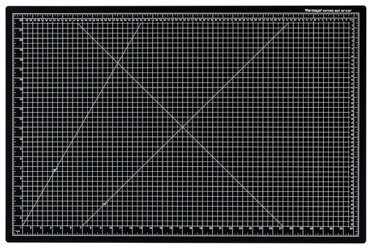 Dahle Vantage 10673 Premium Self-Healing Cutting Mat, 24"x36", 1/2" Grid, 5 Layers for Max Healing, Perfect for Crafts & Sewing, Black