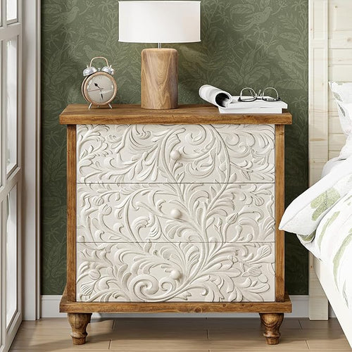 3 Drawer Farmhouse Dresser by LONYKE