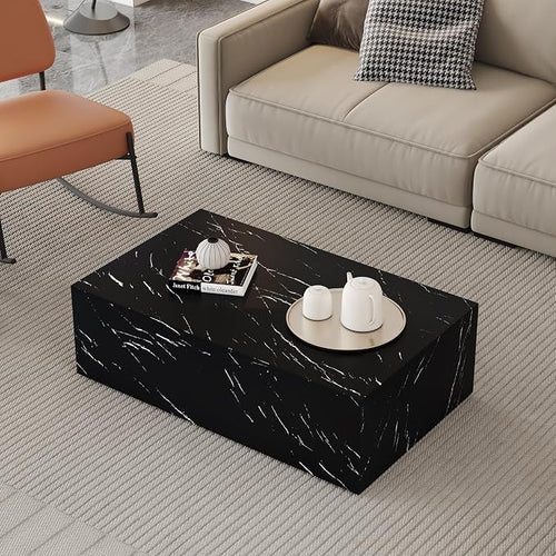 39.3'' Marble Coffee Table by KTRolster