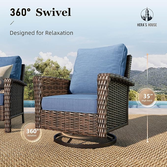HERA'S HOUSE 8-Piece Outdoor Furniture Set - Image 5