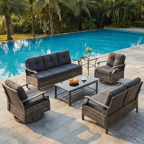 6 Pieces Outdoor Conversation Sets by YALISSEY