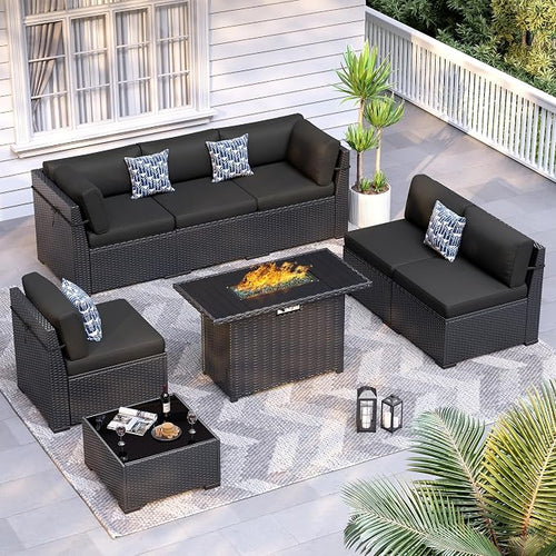 8 Piece Patio Furniture Set by VonzoyHome