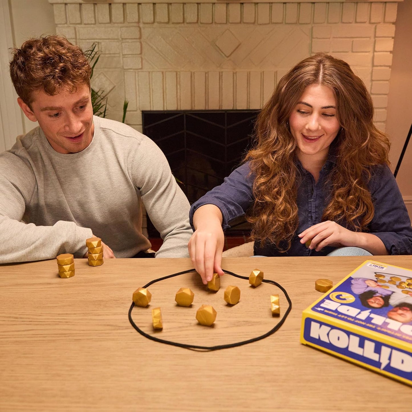 Kollide by Relatable, Exciting Magnetic Game for Family Game Night, Fun 2 Player Games for Kids, Includes 1 Rope, 20 Magnets & Carrying Bag