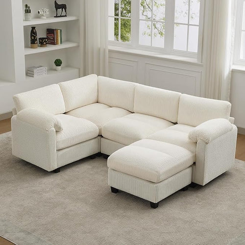 87'' U-Shaped Sectional Sofa by HATPPTO