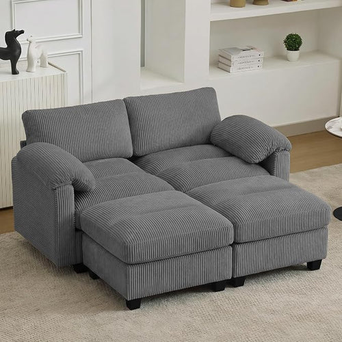 61'' Modular Loveseat Sofa by HATPPTO