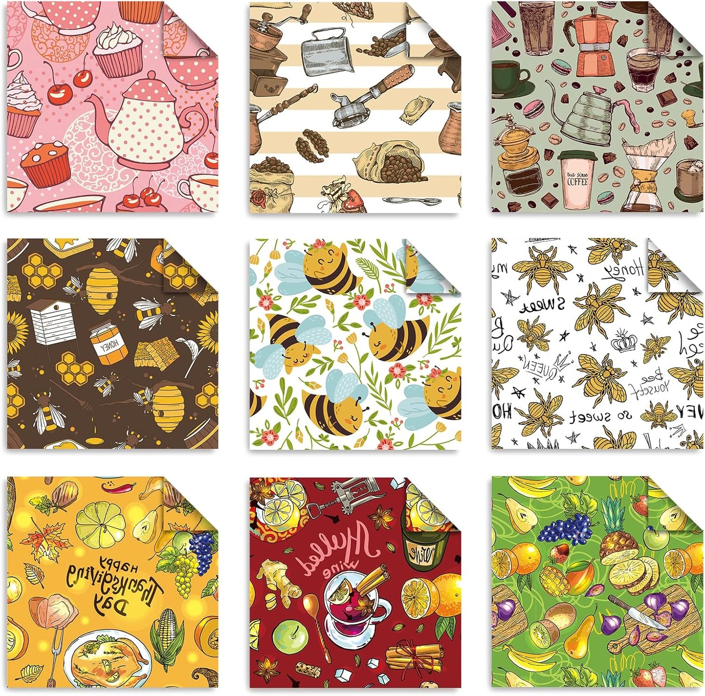 Origami 6x6 Paper Kit 150 Sheets 150 Vivid Colors Double Sided Same Printed Traditional Patterns Square for Arts Crafts Projects Japan Traditional Chiyo.Afternoon Tea