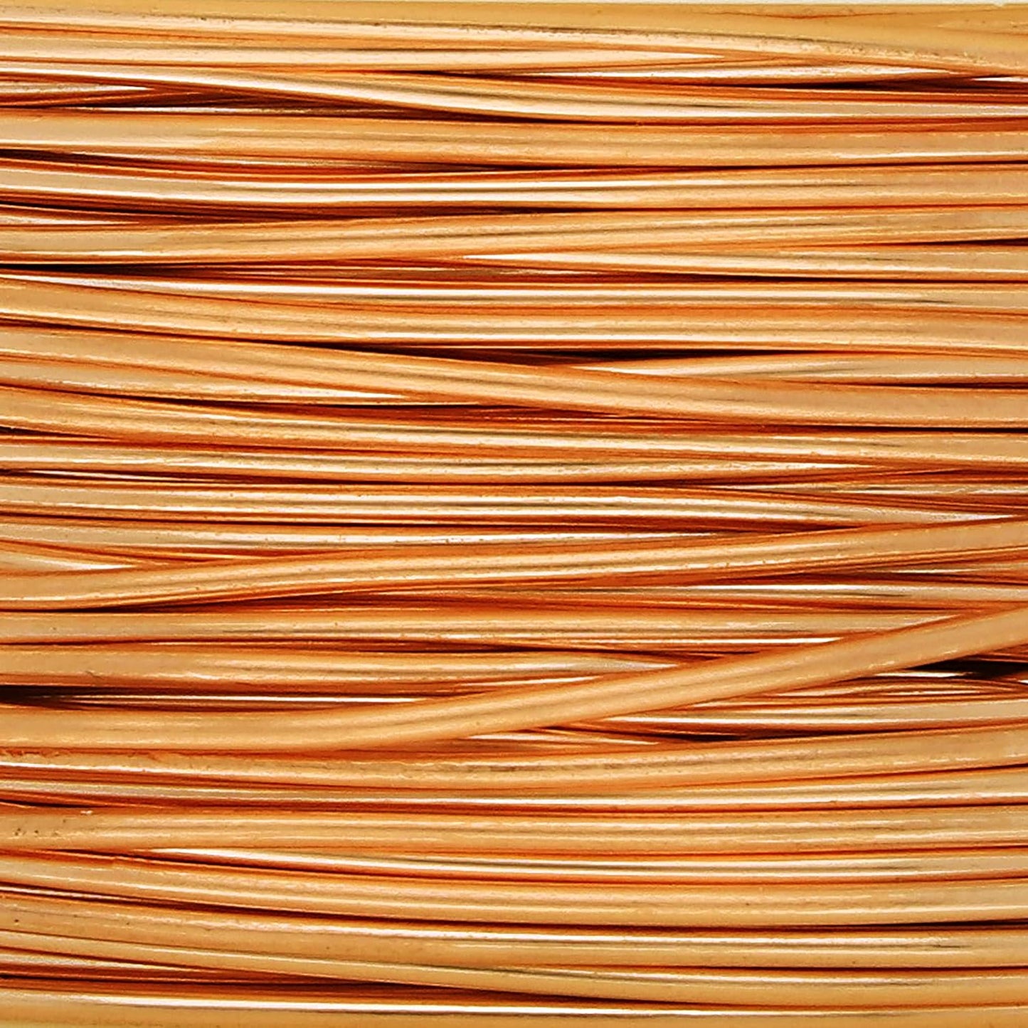 The Beadsmith Wire Elements Craft Wire – Tarnish Resistant, Soft Temper, Round, Bare Copper Color – 0.51mm, 24 Gauge, 20 Yard Spool – Jewelry Making, Wire Wrapping, Floral, & Other DIY Crafts