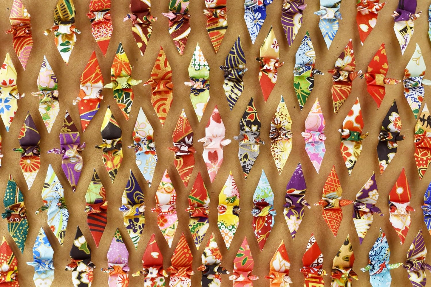 50 Origami Paper Yuzen Washi Paper Different Patterns Japanese Print 3x3 inches for Wedding Decor Japanese Designs, Mixed Patterns for Origami, Scrapbooking, DIY Gifts Origamipolly