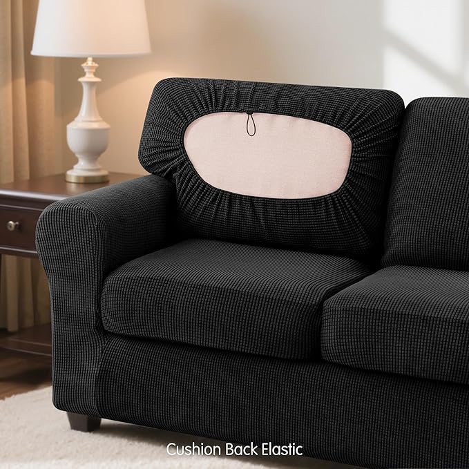 SUBRTEX 5 Pieces Stretch Sofa Slipcover Sets Couch Cover Sets Backrest Cushion - Image 7
