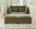 77" Oversized Chenille Couch Modular Sectional Sofa, Washable Cloud Couch by CHICHOUSE