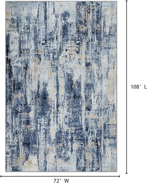 6x9 Area Rugs Washable Rug: Large Modern Abstract Living Room Rug Soft - Image 2