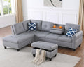 Wakefit Sectional Sofa Couch, Modern 4-Seaters Living Room Furniture Sets by Wakefit