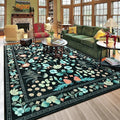 Area Rugs for Living Room, Washable 5x7 Vintage Rug for Bedroom, Non-Slip by Rtizon