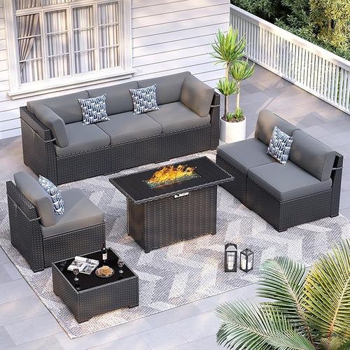 8 Piece Patio Furniture Set by VonzoyHome