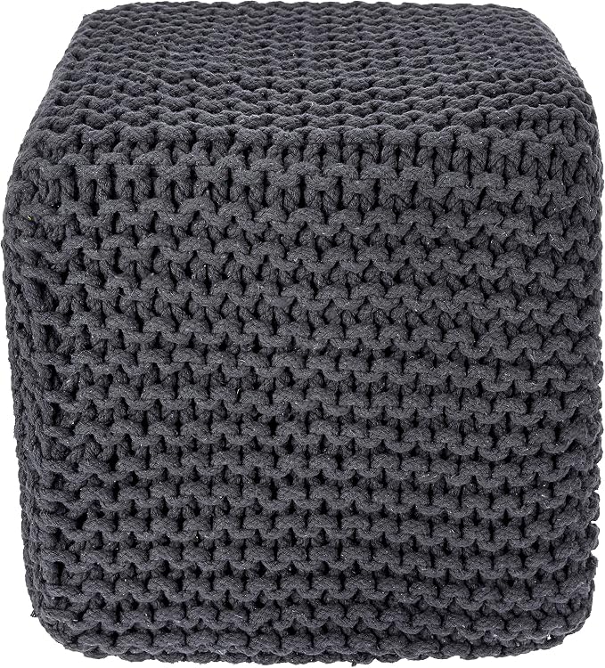 REDEARTH Cube Pouf Foot Stool Ottoman - Image 4