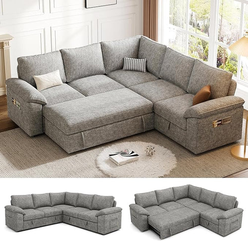 85 Inch Modular Sectional Sofa by Unknown