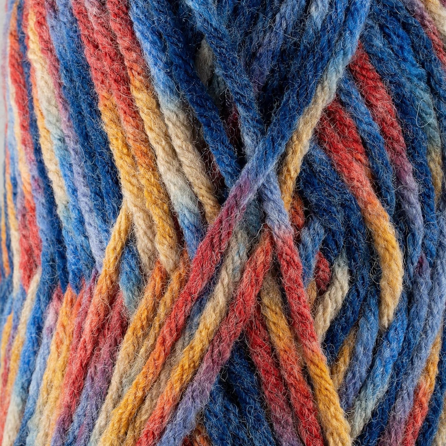 3 Skeins of Sensy Roving Multi Color Yarn, 3.5 oz, 132 Yards, Gauge 5 Bulky (Midnight)