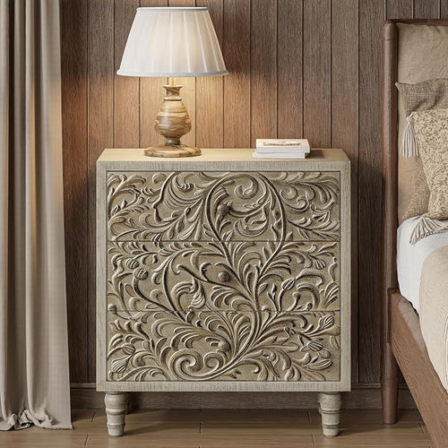 3 Drawer Farmhouse Dresser by LONYKE